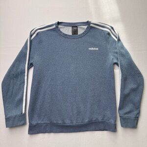 Adidas Men's large Crewneck Sweatshirt in Blue and White